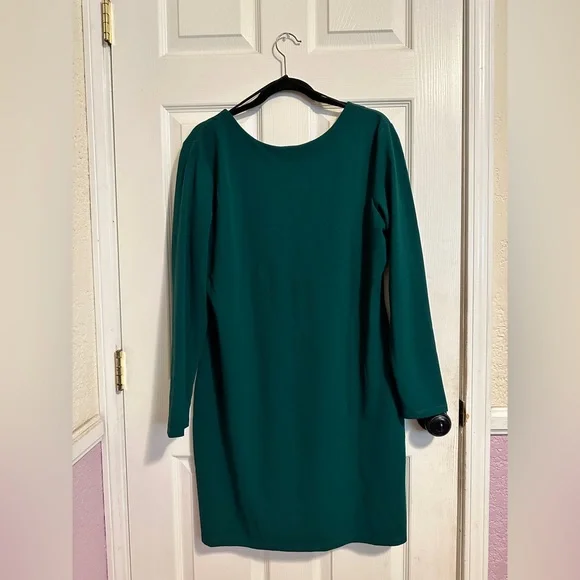h and m dark green dress Stretch Velvet Taffeta Off The Shoulder Gown – Terijon.com main image 1
